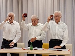 De gauche à droite : Achille TRAVERS, Stéphane HAPIOT, Jacques GUILLON